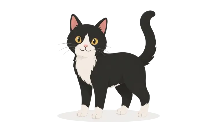 A happy cat